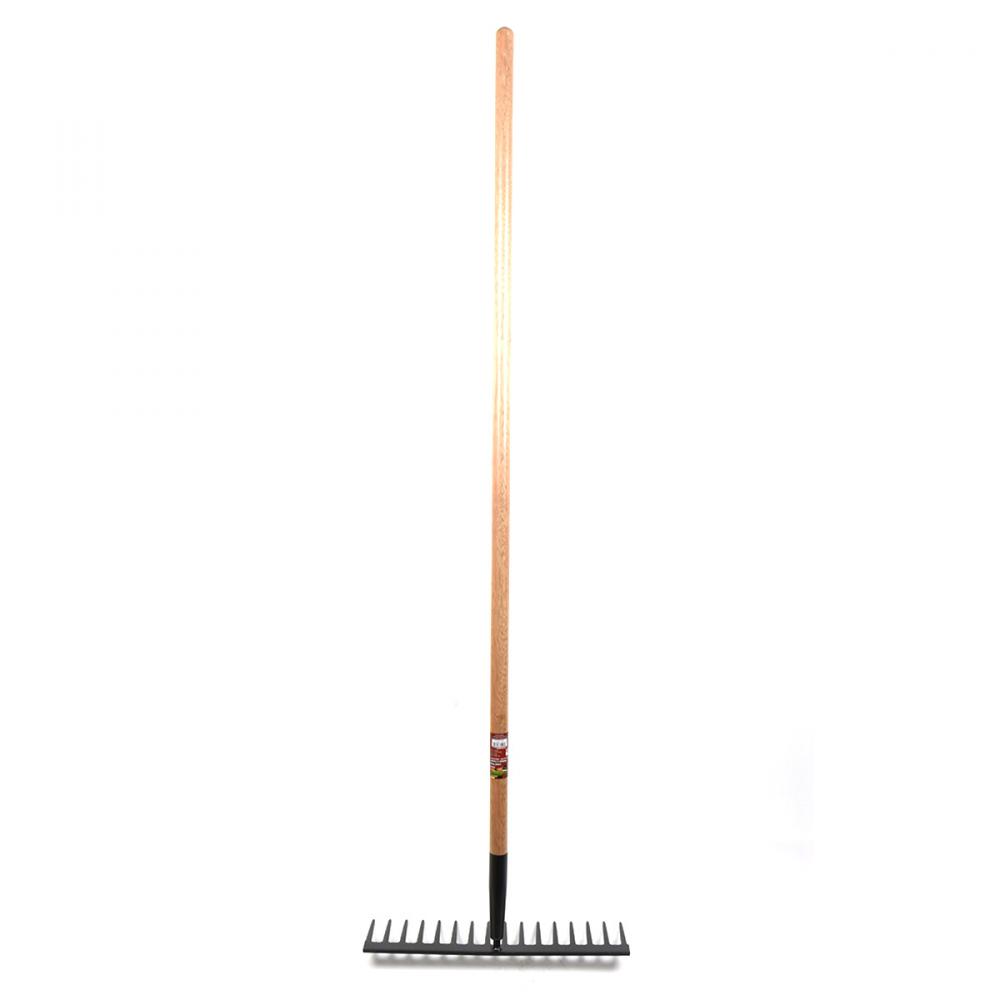 Levelling Rake 54in 16-tine HD Forged Steel Wood Handle<span class=' ItemWarning' style='display:block;'>Item is usually in stock, but we&#39;ll be in touch if there&#39;s a problem<br /></span>