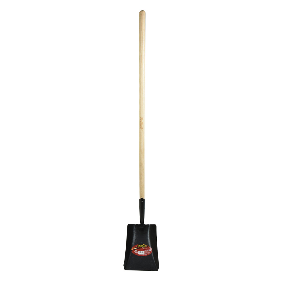Shovel Square Mouth 64-1/2in x  9in Blade Wood L-Handle<span class=' ItemWarning' style='display:block;'>Item is usually in stock, but we&#39;ll be in touch if there&#39;s a problem<br /></span>