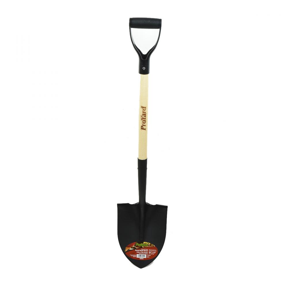 Shovel Round Point 39in x 8-1/2in Blade Wood D-Handle<span class=' ItemWarning' style='display:block;'>Item is usually in stock, but we&#39;ll be in touch if there&#39;s a problem<br /></span>