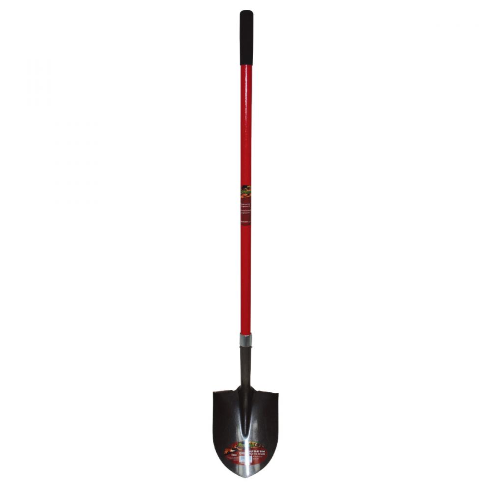 Shovel Round Point 58in x 8-1/2in Blade Fibreglass L-Handle<span class=' ItemWarning' style='display:block;'>Item is usually in stock, but we&#39;ll be in touch if there&#39;s a problem<br /></span>