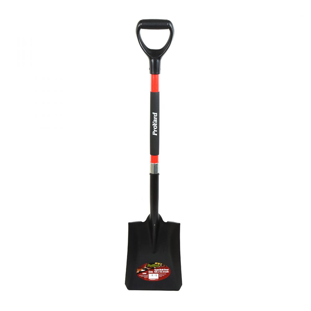 Shovel Square Mouth 43in x 9-1/3in Blade Fibreglass D-Handle<span class=' ItemWarning' style='display:block;'>Item is usually in stock, but we&#39;ll be in touch if there&#39;s a problem<br /></span>