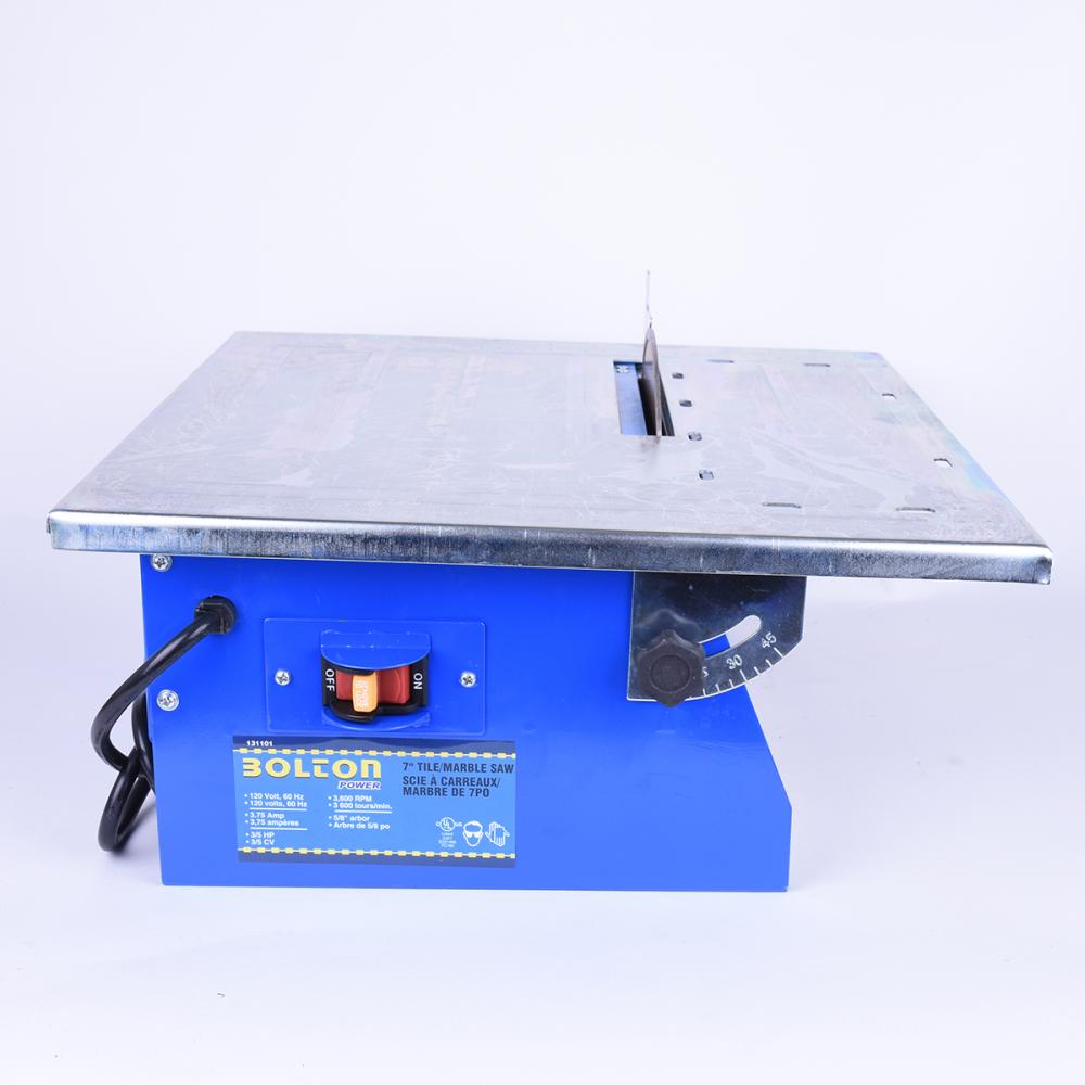 Tile Wet Saw Max 7in Blade Size 120V 3 ½A<span class=' ItemWarning' style='display:block;'>Item is usually in stock, but we&#39;ll be in touch if there&#39;s a problem<br /></span>