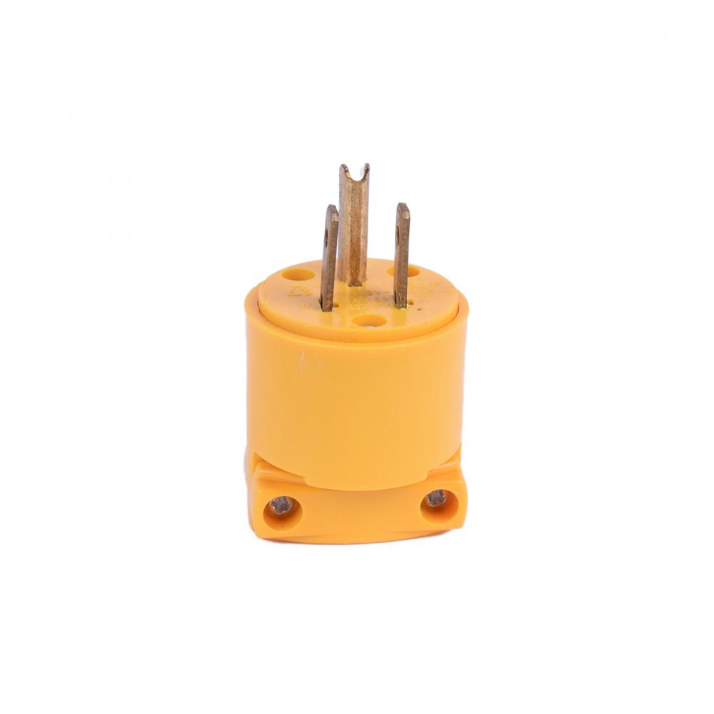 Vinyl Plug 15A-125V Male<span class=' ItemWarning' style='display:block;'>Item is usually in stock, but we&#39;ll be in touch if there&#39;s a problem<br /></span>