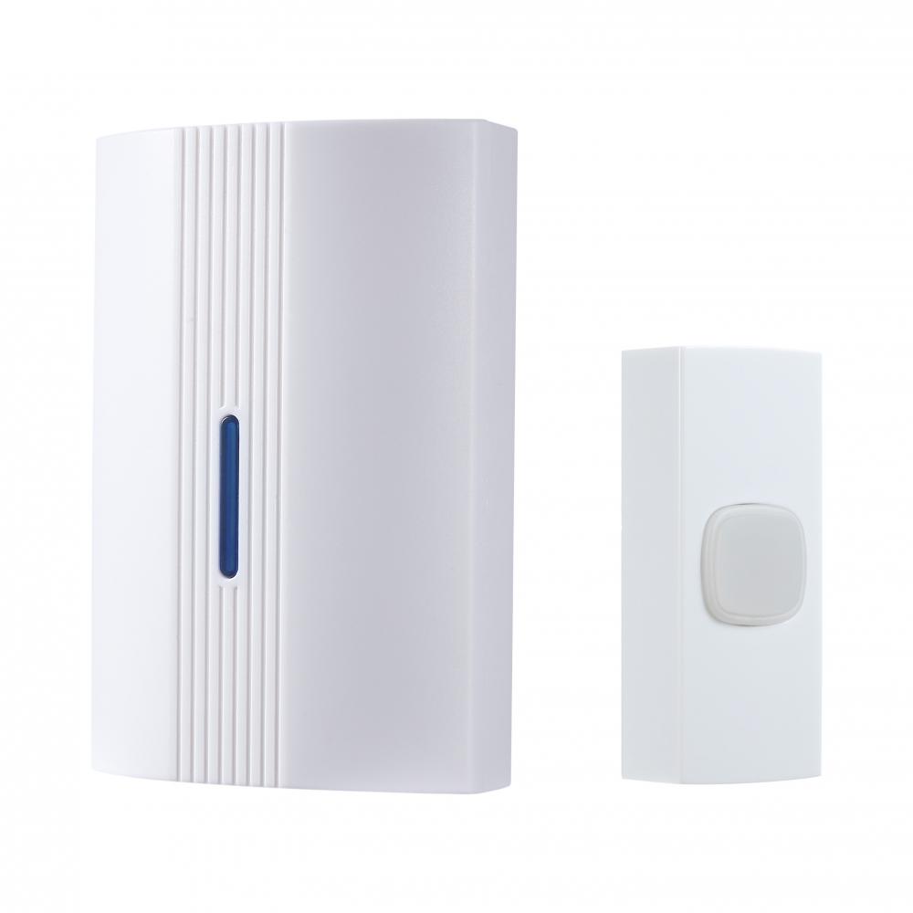Plug-in Door Chime Wireless White<span class=' ItemWarning' style='display:block;'>Item is usually in stock, but we&#39;ll be in touch if there&#39;s a problem<br /></span>