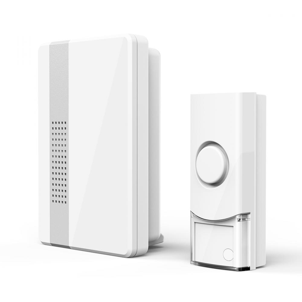 Door Chime Battery Operated With Wireless Remote White<span class=' ItemWarning' style='display:block;'>Item is usually in stock, but we&#39;ll be in touch if there&#39;s a problem<br /></span>