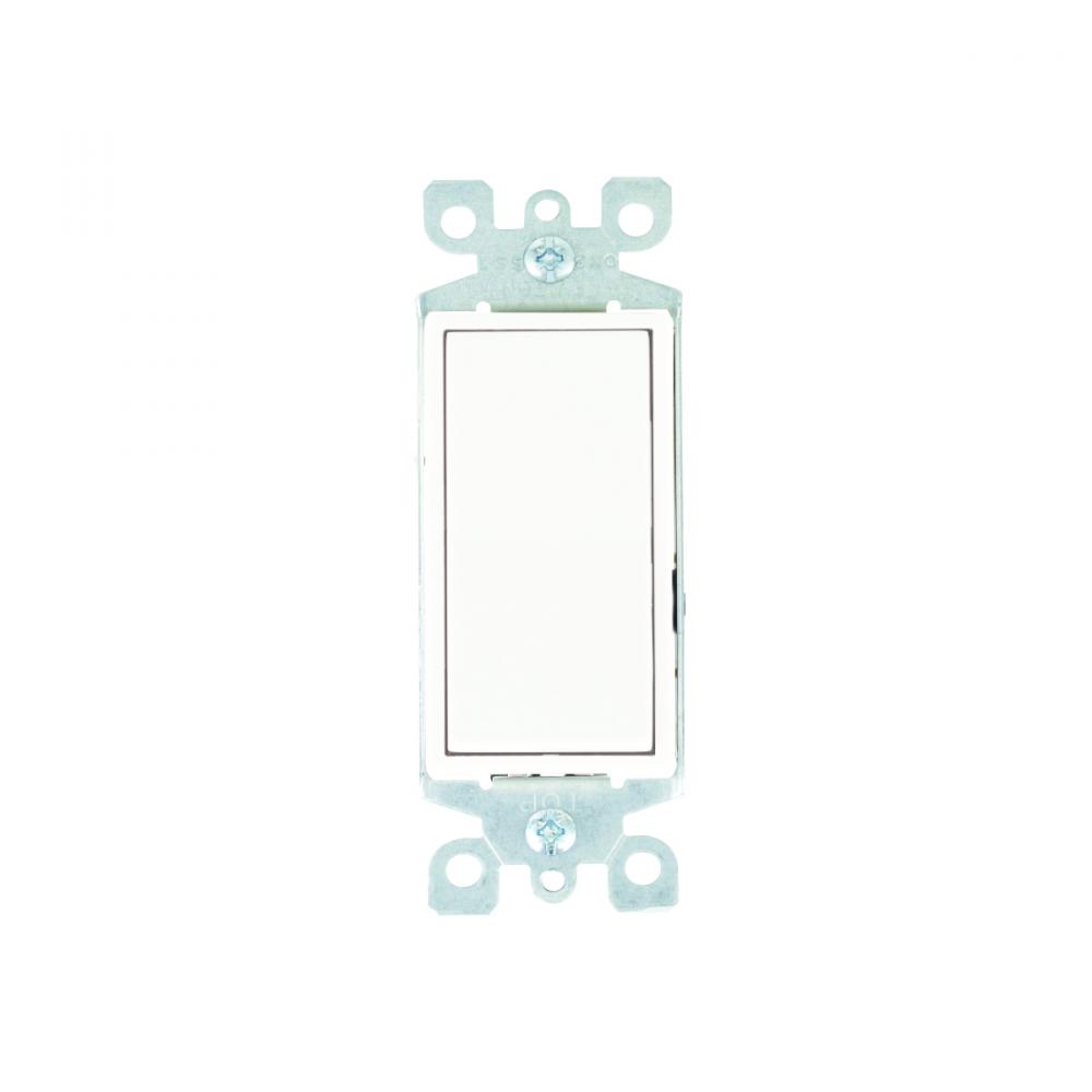 Decora 15-Amp Single Pole Switch White<span class=' ItemWarning' style='display:block;'>Item is usually in stock, but we&#39;ll be in touch if there&#39;s a problem<br /></span>