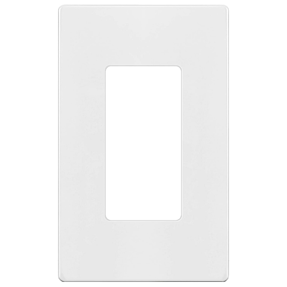 Decora 1-Gang Screwless Wall Plate White<span class=' ItemWarning' style='display:block;'>Item is usually in stock, but we&#39;ll be in touch if there&#39;s a problem<br /></span>
