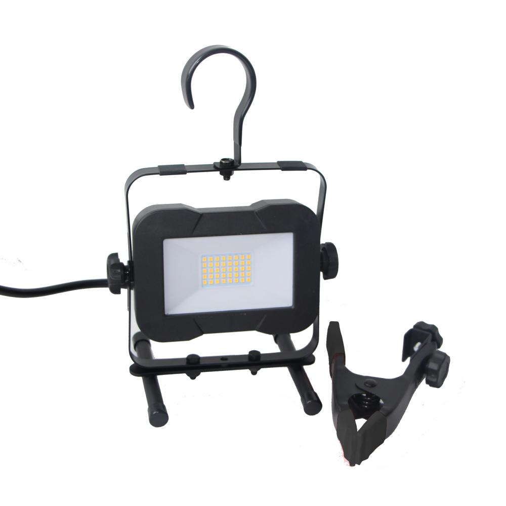 SMD LED Worklight With H-Stand, Clamp Holder & Hook 16W 2000lm 4000k<span class=' ItemWarning' style='display:block;'>Item is usually in stock, but we&#39;ll be in touch if there&#39;s a problem<br /></span>