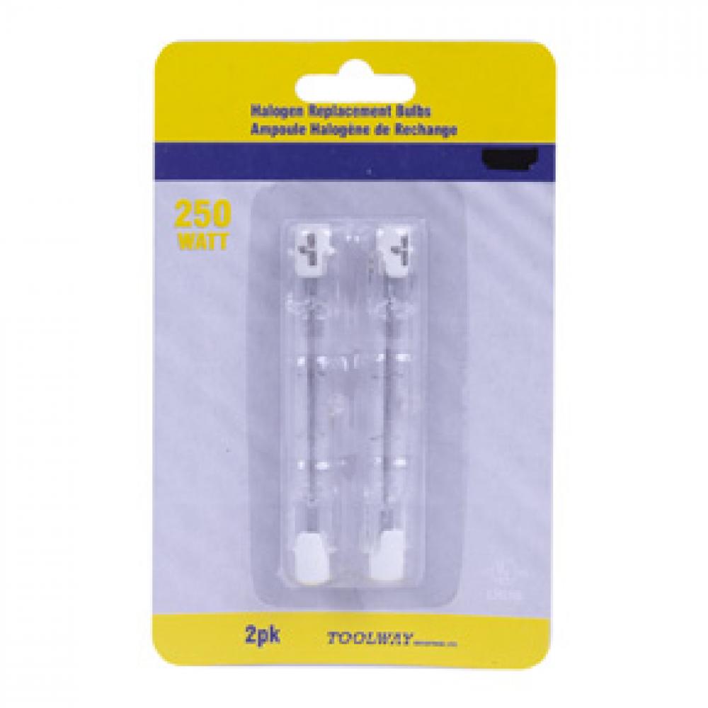 Bulb Halogen 250W 78mm 2pk<span class=' ItemWarning' style='display:block;'>Item is usually in stock, but we&#39;ll be in touch if there&#39;s a problem<br /></span>