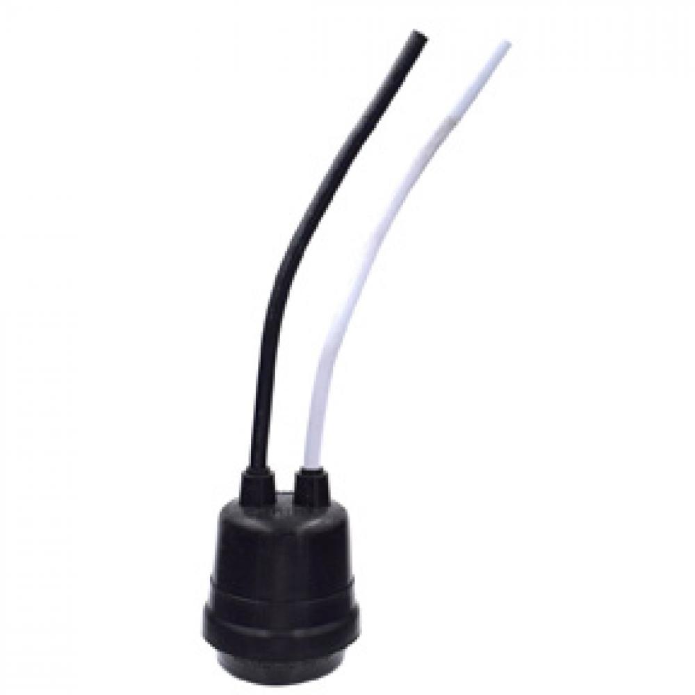 Keyless Socket Medium Base Black (Pigtail)<span class=' ItemWarning' style='display:block;'>Item is usually in stock, but we&#39;ll be in touch if there&#39;s a problem<br /></span>