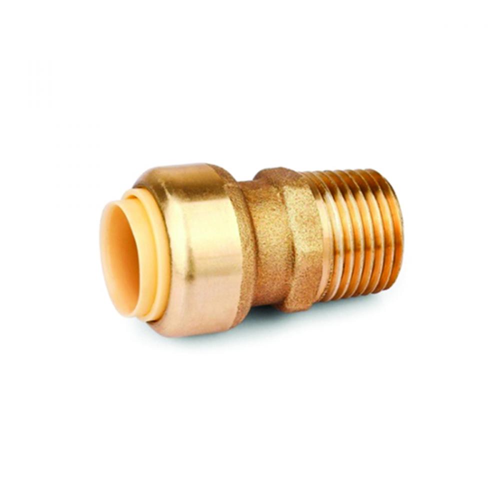 MNPT Straight Lead Free Push Coupling ½in x ½in<span class=' ItemWarning' style='display:block;'>Item is usually in stock, but we&#39;ll be in touch if there&#39;s a problem<br /></span>