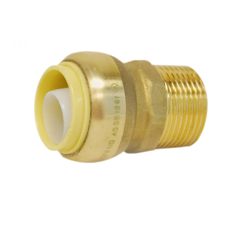 Male Connector ¾in x ¾in MNPT Straight Lead Free<span class=' ItemWarning' style='display:block;'>Item is usually in stock, but we&#39;ll be in touch if there&#39;s a problem<br /></span>