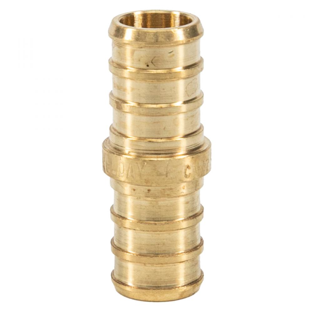 24PK Brass Pex Coupling Barb To Barb ¾in Barb Lead Free<span class=' ItemWarning' style='display:block;'>Item is usually in stock, but we&#39;ll be in touch if there&#39;s a problem<br /></span>