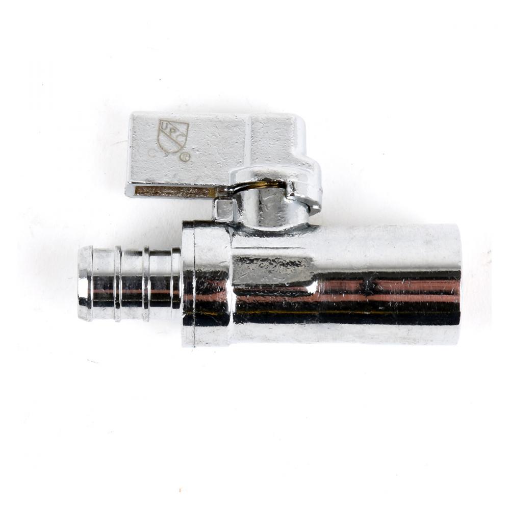 Sweat Quarter Turn Straight Stop Valve ½in Copper x ½in Pex<span class=' ItemWarning' style='display:block;'>Item is usually in stock, but we&#39;ll be in touch if there&#39;s a problem<br /></span>