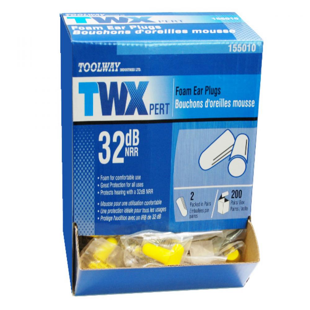 Ear Plugs Foam 200 pairs Box<span class=' ItemWarning' style='display:block;'>Item is usually in stock, but we&#39;ll be in touch if there&#39;s a problem<br /></span>
