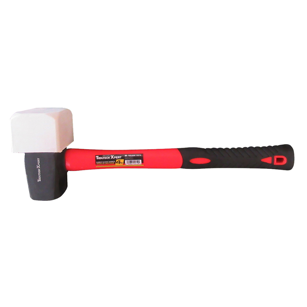4LB White Rubber Mallet-Sledge FG Handle<span class=' ItemWarning' style='display:block;'>Item is usually in stock, but we&#39;ll be in touch if there&#39;s a problem<br /></span>