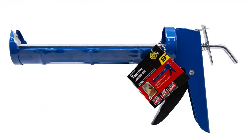 Cradle-Style Caulking Gun with Auto Flow Stop 9&#34; Blue<span class=' ItemWarning' style='display:block;'>Item is usually in stock, but we&#39;ll be in touch if there&#39;s a problem<br /></span>