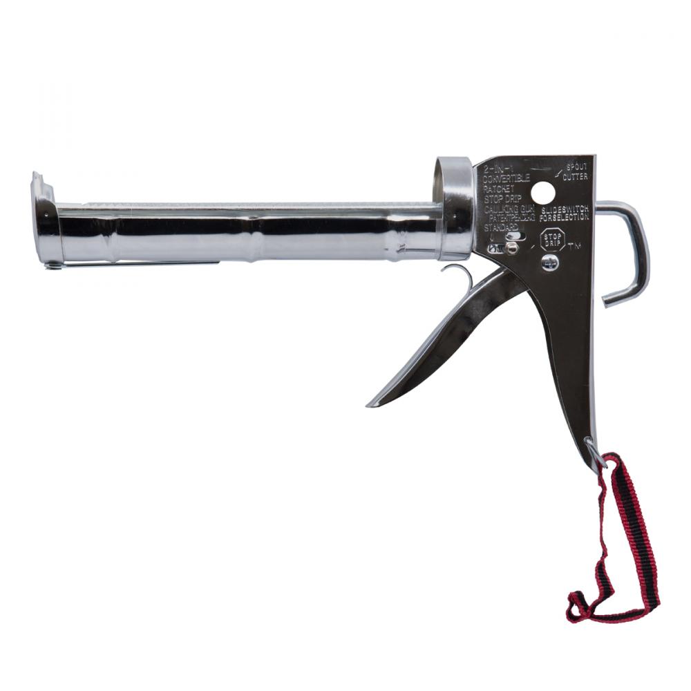 Cradle-Style Chrome Barrel Caulking Gun 9&#34;<span class=' ItemWarning' style='display:block;'>Item is usually in stock, but we&#39;ll be in touch if there&#39;s a problem<br /></span>