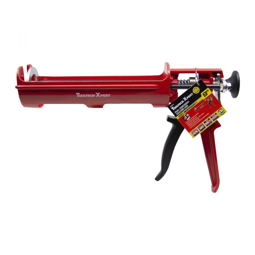 Pro Dual High Density Cradle-Style Caulking Gun 9&#34; Red<span class=' ItemWarning' style='display:block;'>Item is usually in stock, but we&#39;ll be in touch if there&#39;s a problem<br /></span>
