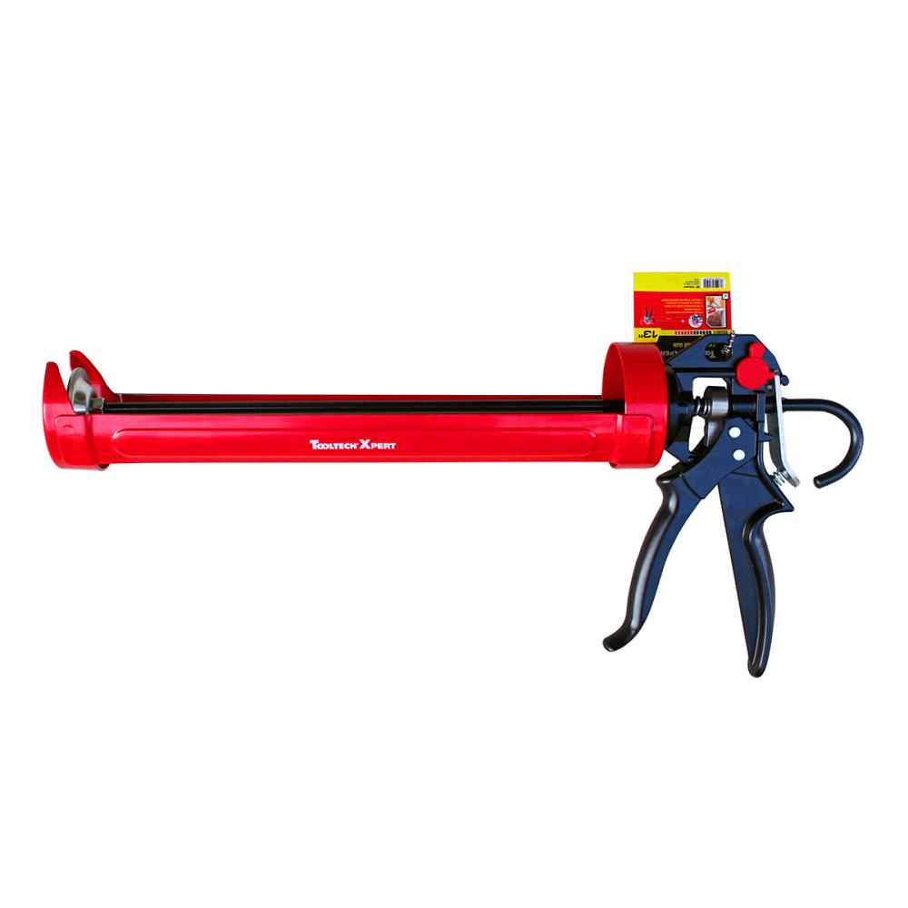 Pro Rotating High Density Cradle-Style Caulking Gun 13&#34; Red<span class=' ItemWarning' style='display:block;'>Item is usually in stock, but we&#39;ll be in touch if there&#39;s a problem<br /></span>