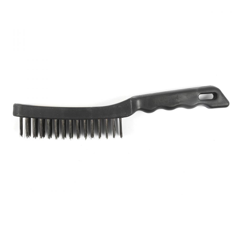 Wire Brush 4 Row x 16in Plastic Handle<span class=' ItemWarning' style='display:block;'>Item is usually in stock, but we&#39;ll be in touch if there&#39;s a problem<br /></span>