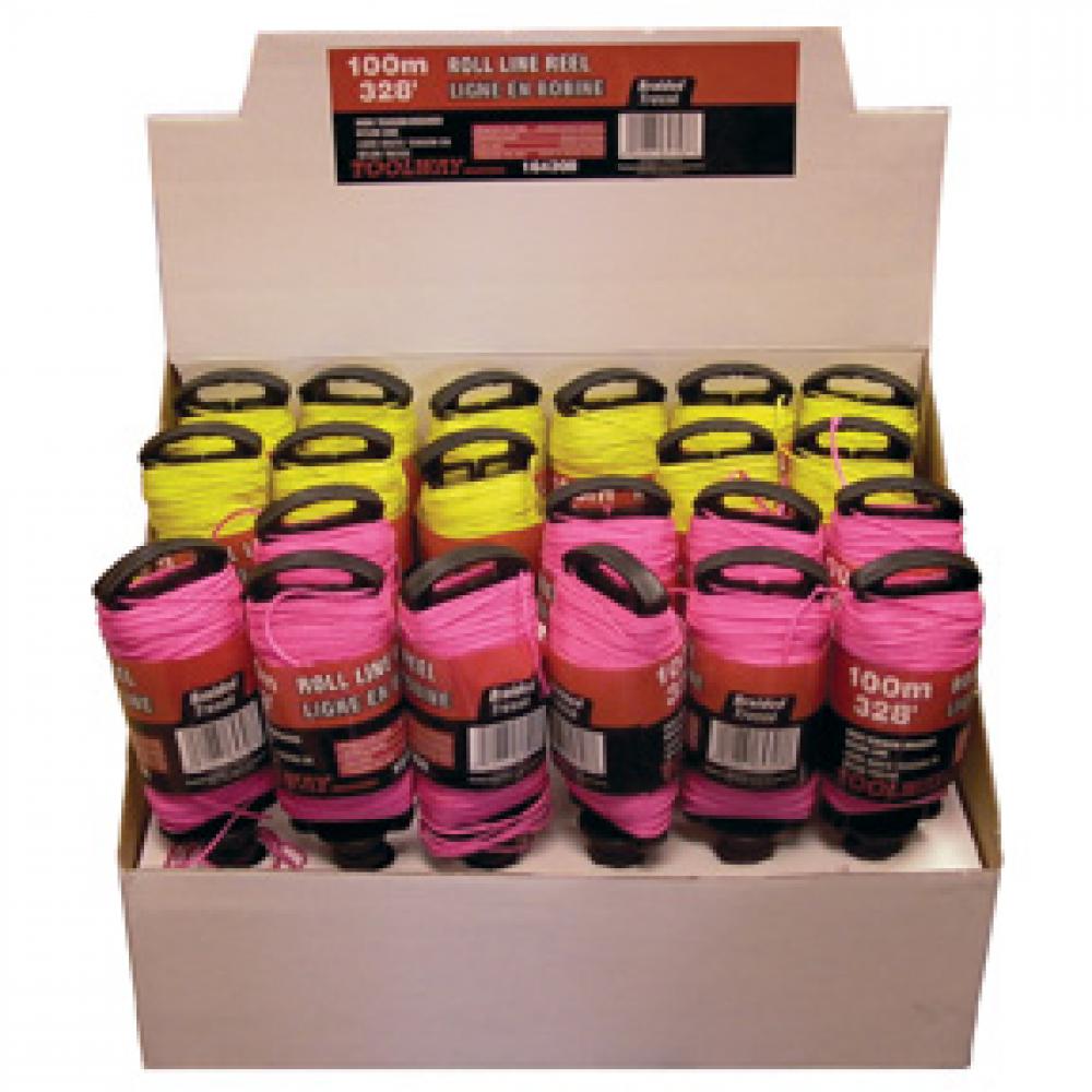 Braided Nylon Mason Line #18 100m w/Dispenser Pink<span class=' ItemWarning' style='display:block;'>Item is usually in stock, but we&#39;ll be in touch if there&#39;s a problem<br /></span>