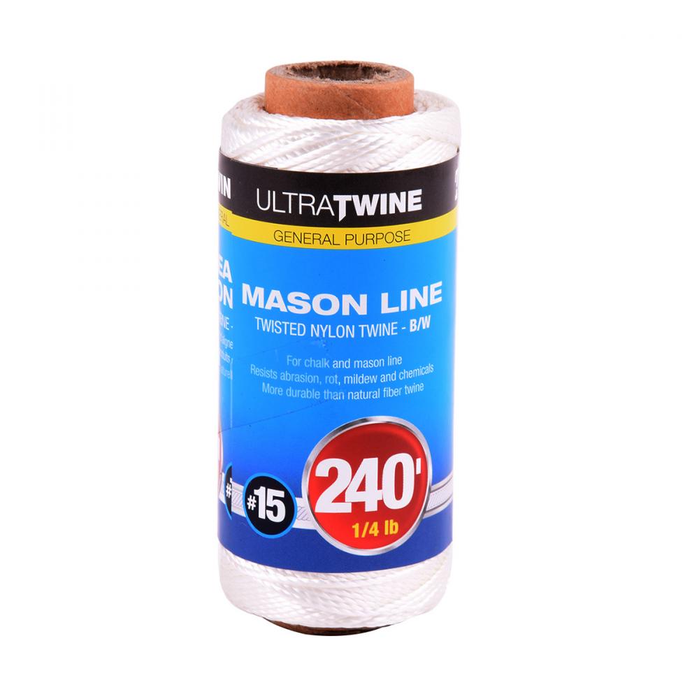 Twisted Nylon Twine #15 ¼lb 240ft White<span class=' ItemWarning' style='display:block;'>Item is usually in stock, but we&#39;ll be in touch if there&#39;s a problem<br /></span>