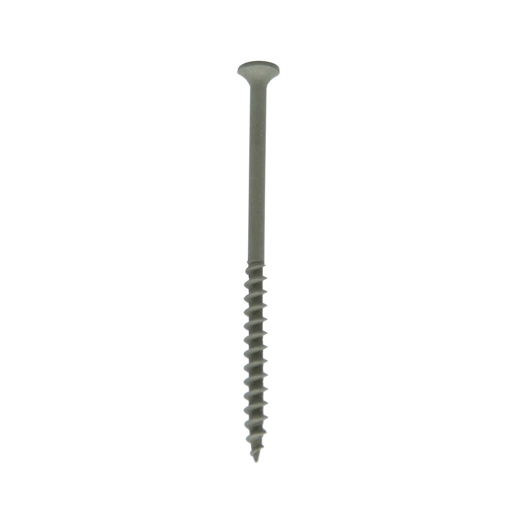 100PK Deck Screws Green Ceramic #8 x 2½in<span class=' ItemWarning' style='display:block;'>Item is usually in stock, but we&#39;ll be in touch if there&#39;s a problem<br /></span>