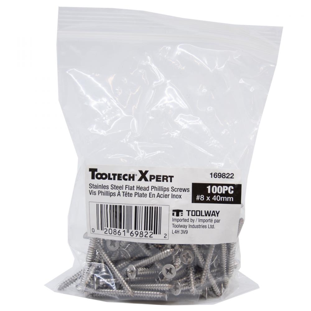 100PC Stainless Steel Screws for XPS Foam Board #8 x 40mm<span class=' ItemWarning' style='display:block;'>Item is usually in stock, but we&#39;ll be in touch if there&#39;s a problem<br /></span>
