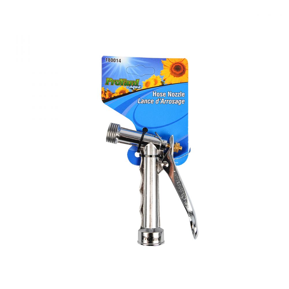 Hose Nozzle Sprayer Solid Zinc Rear Trigger Threaded front nozzle<span class=' ItemWarning' style='display:block;'>Item is usually in stock, but we&#39;ll be in touch if there&#39;s a problem<br /></span>