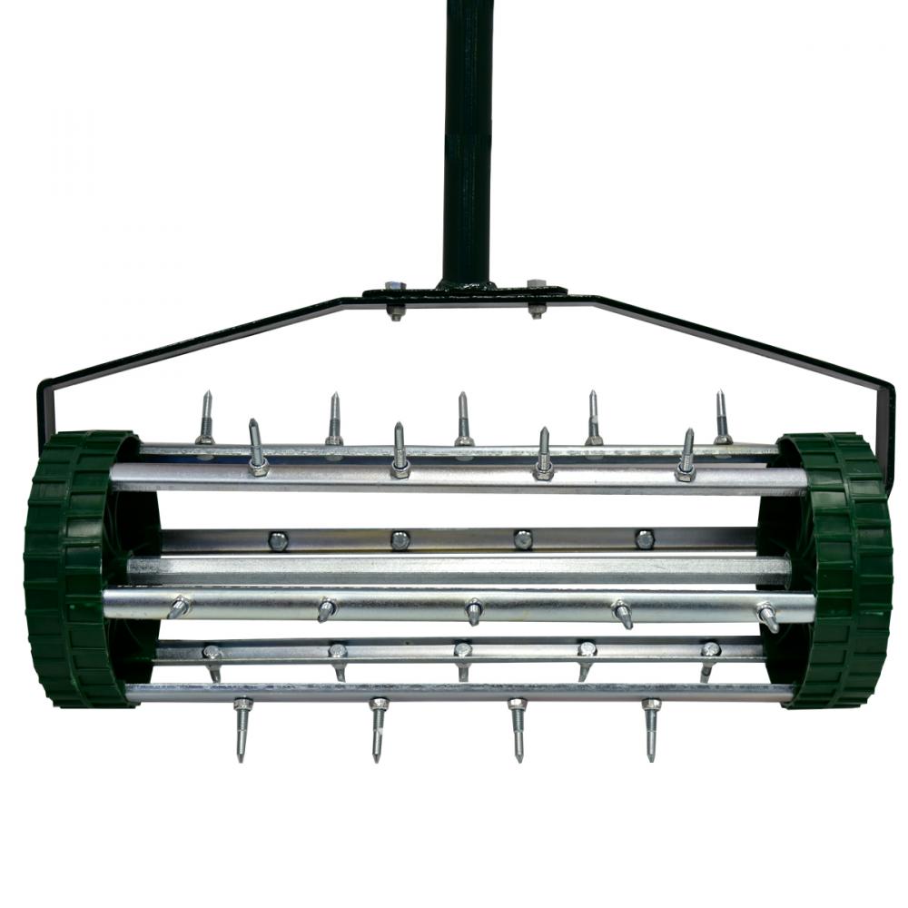 Rolling Lawn Aerator With Modular Handle<span class=' ItemWarning' style='display:block;'>Item is usually in stock, but we&#39;ll be in touch if there&#39;s a problem<br /></span>