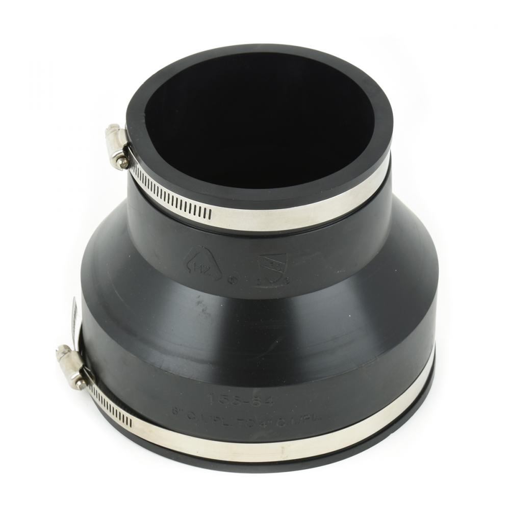 Flex Coupling 6in x 4in Pls/C.I. to Pls/C.I.<span class=' ItemWarning' style='display:block;'>Item is usually in stock, but we&#39;ll be in touch if there&#39;s a problem<br /></span>