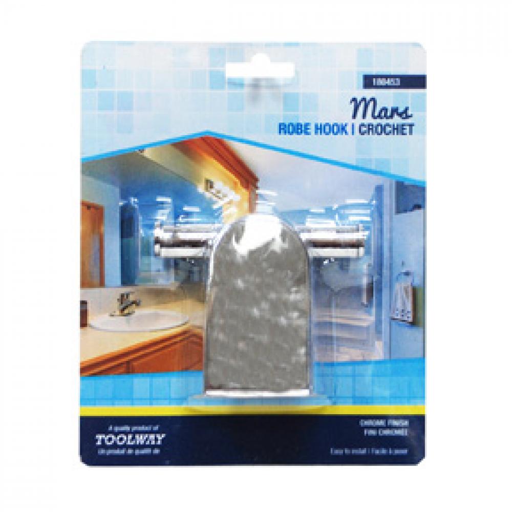 Mars Robe Hook Chrome<span class=' ItemWarning' style='display:block;'>Item is usually in stock, but we&#39;ll be in touch if there&#39;s a problem<br /></span>