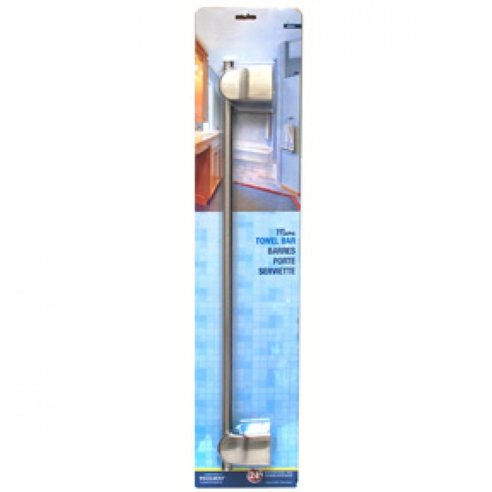 Mars Single Towel Bar 24in Brushed Nickel<span class=' ItemWarning' style='display:block;'>Item is usually in stock, but we&#39;ll be in touch if there&#39;s a problem<br /></span>