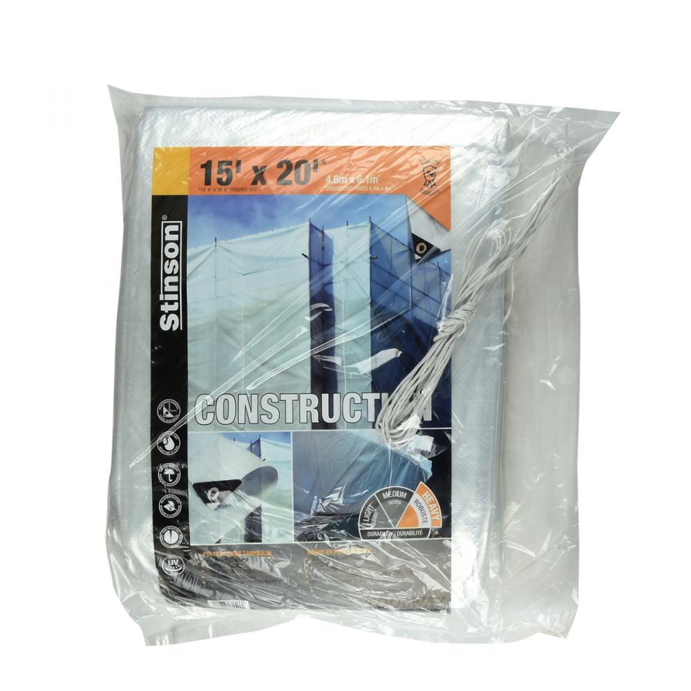 Tarpaulin 15ft x 20ft Clear HD<span class=' ItemWarning' style='display:block;'>Item is usually in stock, but we&#39;ll be in touch if there&#39;s a problem<br /></span>