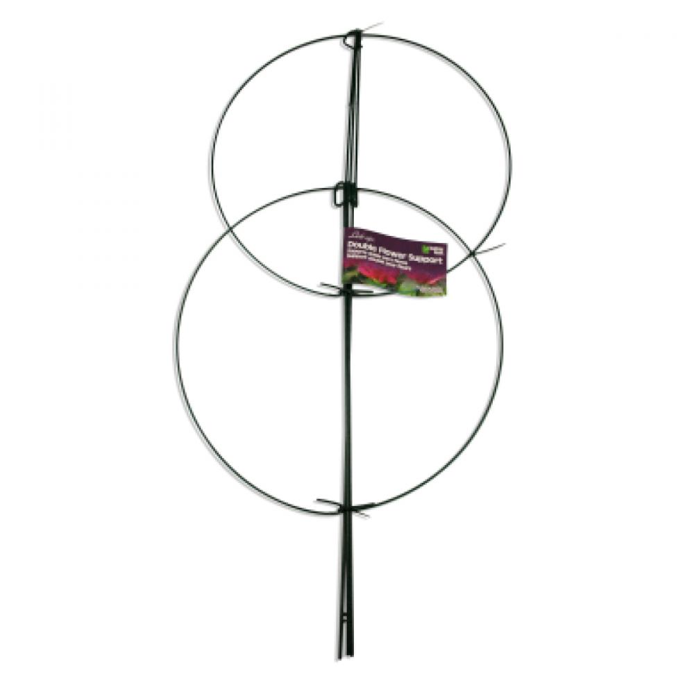 Double Ring Flower Support for Peonies 36 x 18&#34;<span class=' ItemWarning' style='display:block;'>Item is usually in stock, but we&#39;ll be in touch if there&#39;s a problem<br /></span>