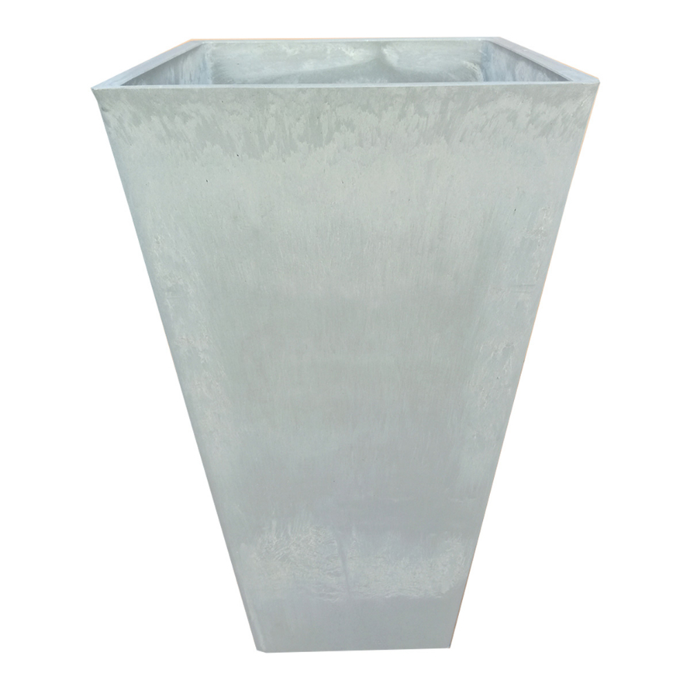 Planter Composite Square 13in x 28in Pewter<span class=' ItemWarning' style='display:block;'>Item is usually in stock, but we&#39;ll be in touch if there&#39;s a problem<br /></span>