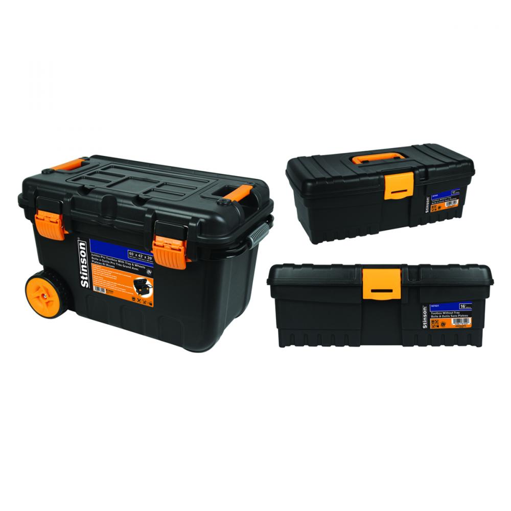 3PC Toolbox Set 12in, 16in, 25.5in (187020-187021-187022)<span class=' ItemWarning' style='display:block;'>Item is usually in stock, but we&#39;ll be in touch if there&#39;s a problem<br /></span>
