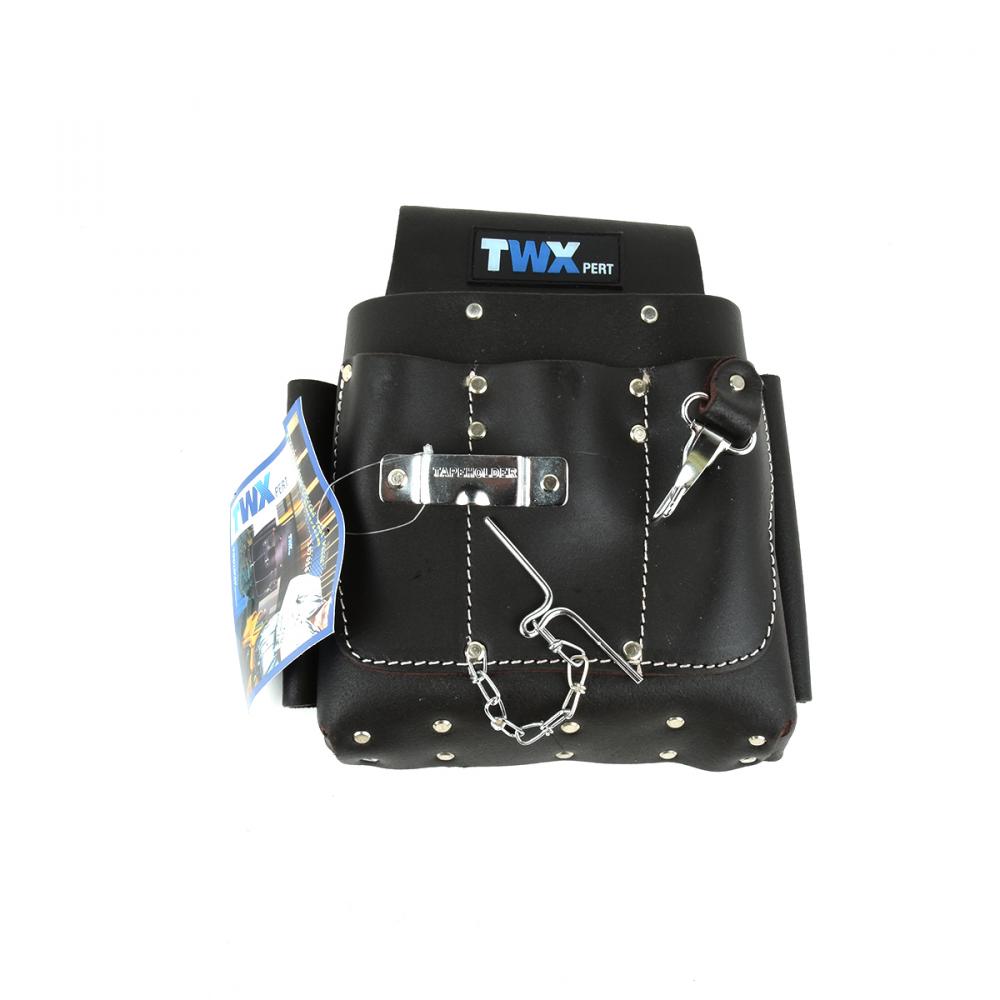 Heavy Duty Electrician Tool Pouch Oil Tanned Leather<span class=' ItemWarning' style='display:block;'>Item is usually in stock, but we&#39;ll be in touch if there&#39;s a problem<br /></span>
