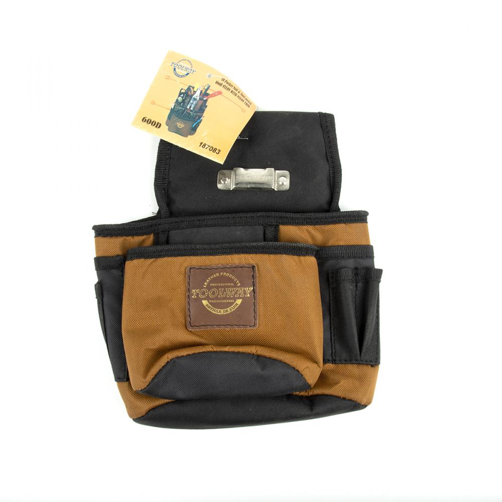 Tool Bag Nylon 10 Pocket<span class=' ItemWarning' style='display:block;'>Item is usually in stock, but we&#39;ll be in touch if there&#39;s a problem<br /></span>
