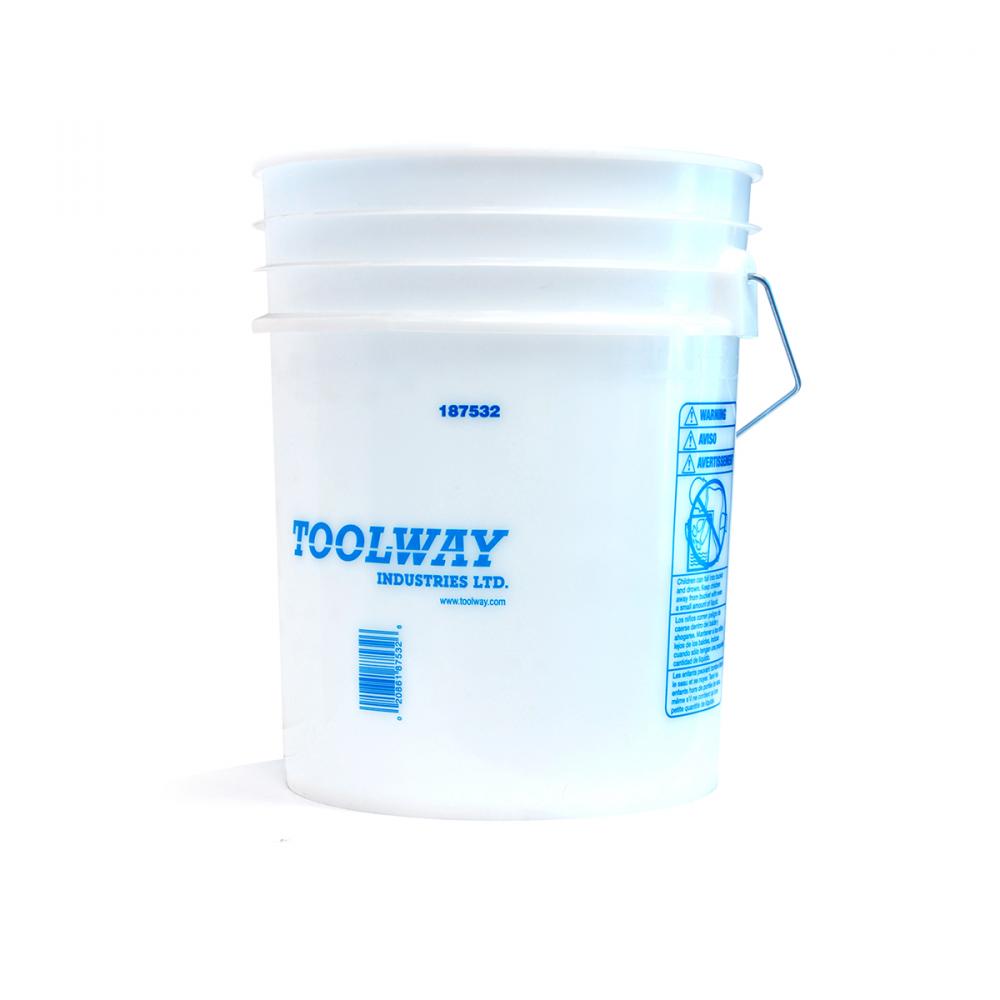 5 Gal Plastic Bucket 90ml-Imprinted<span class=' ItemWarning' style='display:block;'>Item is usually in stock, but we&#39;ll be in touch if there&#39;s a problem<br /></span>