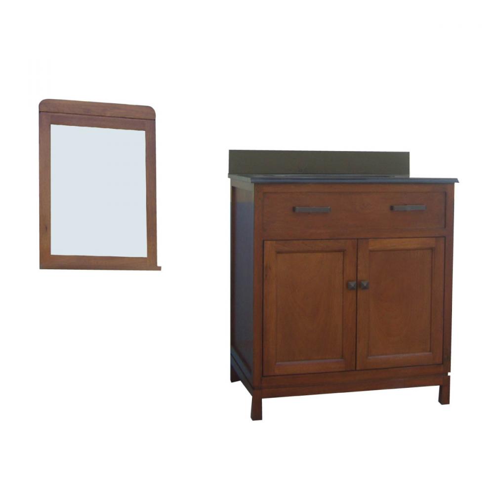 Vanity with Granite Top 2-Door 30x22x38&#34; Beige<span class=' ItemWarning' style='display:block;'>Item is usually in stock, but we&#39;ll be in touch if there&#39;s a problem<br /></span>