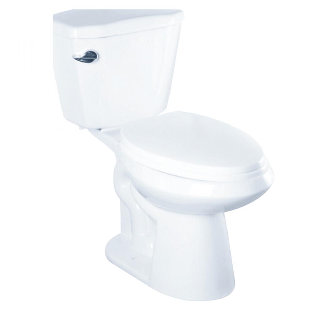 2-Piece Toilet Single Flush 4.8L Round Bowl White<span class=' ItemWarning' style='display:block;'>Item is usually in stock, but we&#39;ll be in touch if there&#39;s a problem<br /></span>