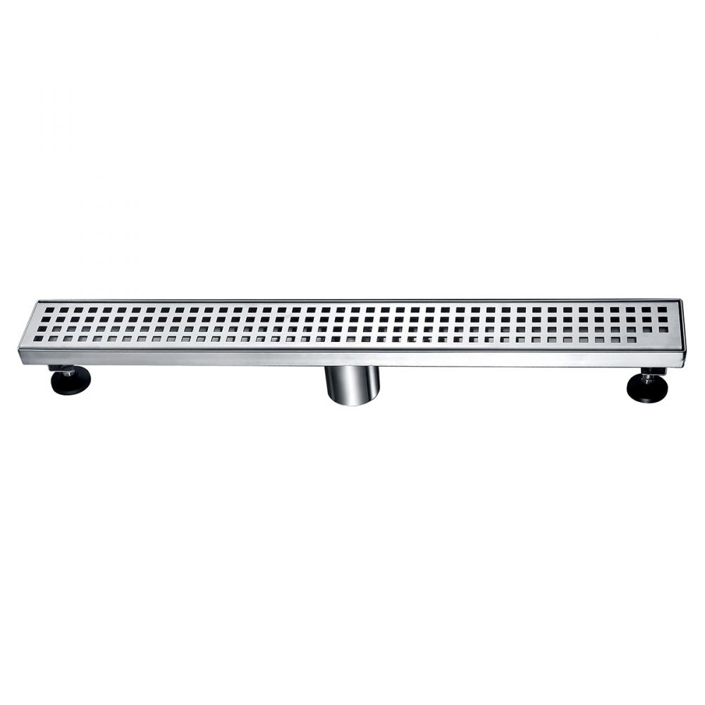 Linear Shower Drain Sq. Grid 2in 47in x 3in x 3 1/8in<span class=' ItemWarning' style='display:block;'>Item is usually in stock, but we&#39;ll be in touch if there&#39;s a problem<br /></span>