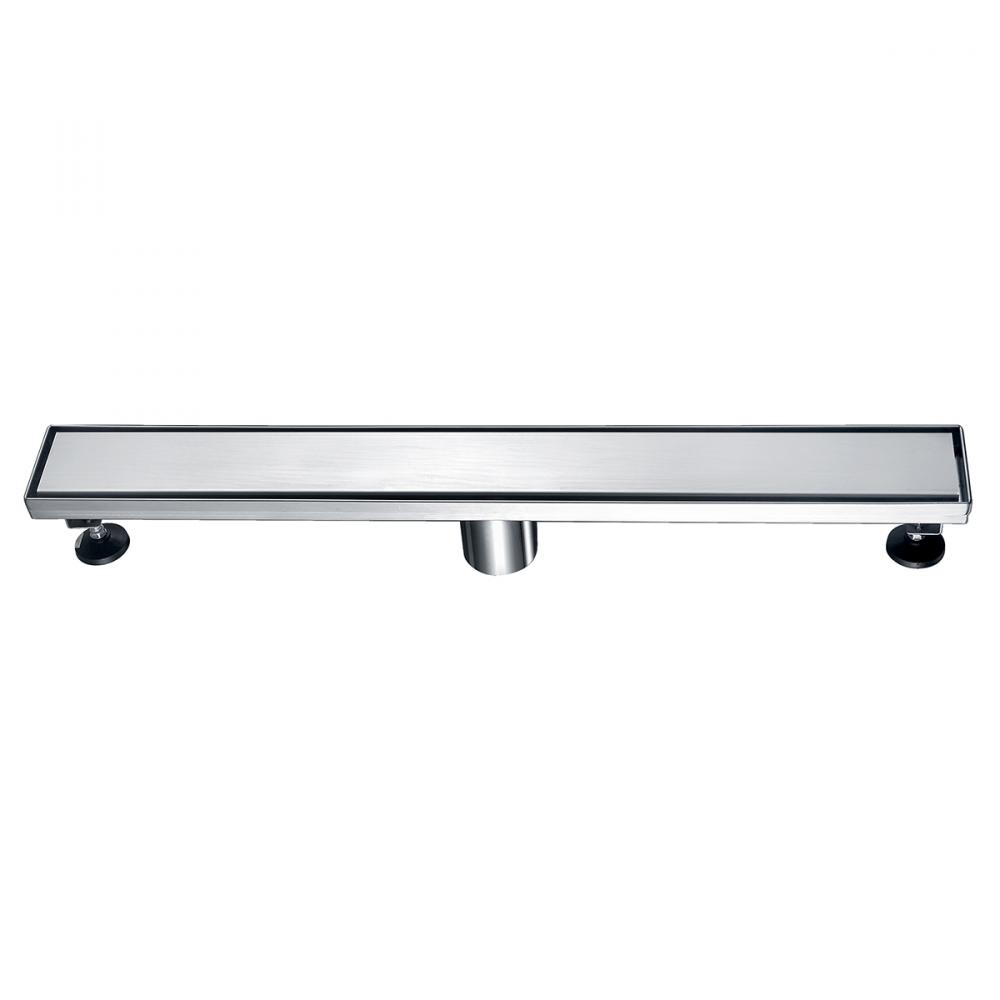 Linear Shower Drain Solid Grid 2in 24in x 3in x 3 1/8in<span class=' ItemWarning' style='display:block;'>Item is usually in stock, but we&#39;ll be in touch if there&#39;s a problem<br /></span>