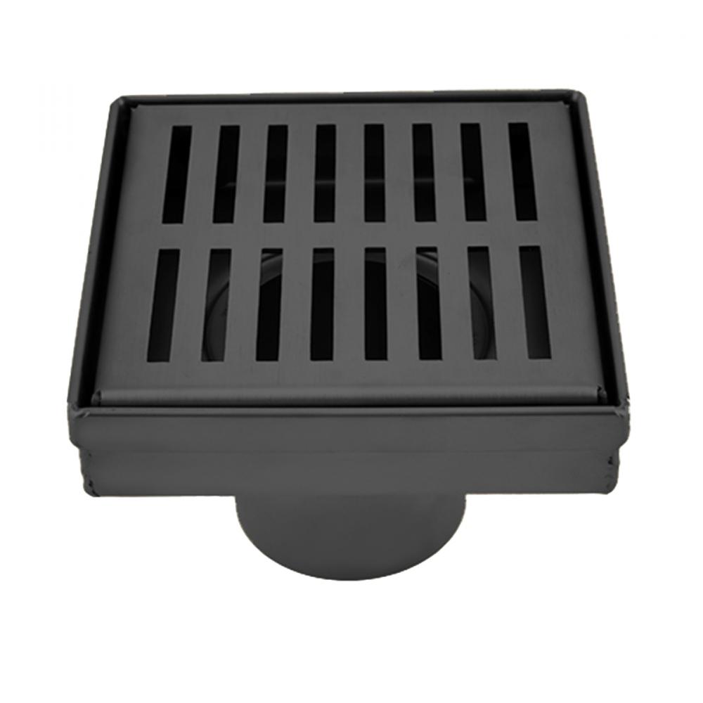 Square Shower Drain Slot Grid 6&#34; x 6&#34; x 2 3/4&#34; Matte Black<span class=' ItemWarning' style='display:block;'>Item is usually in stock, but we&#39;ll be in touch if there&#39;s a problem<br /></span>