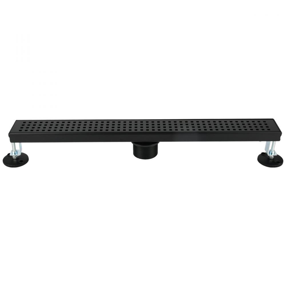 Linear Drain Slot Square Grid Small Squares 36in Matte Black<span class=' ItemWarning' style='display:block;'>Item is usually in stock, but we&#39;ll be in touch if there&#39;s a problem<br /></span>
