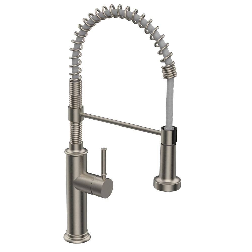 Pull Down Kitchen Faucet With Sprayer 1-Handle Brushed Nickel<span class=' ItemWarning' style='display:block;'>Item is usually in stock, but we&#39;ll be in touch if there&#39;s a problem<br /></span>
