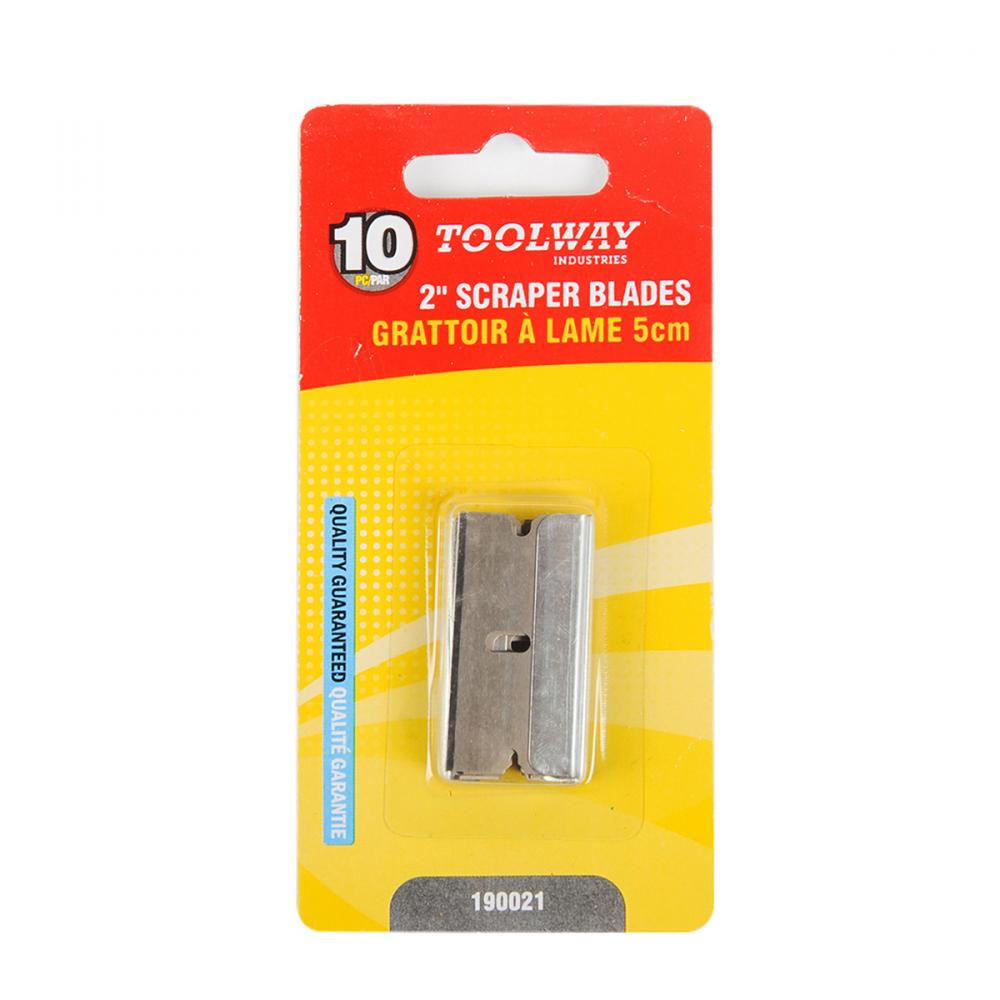 Scraper Blades Razor 2in 10/pk<span class=' ItemWarning' style='display:block;'>Item is usually in stock, but we&#39;ll be in touch if there&#39;s a problem<br /></span>