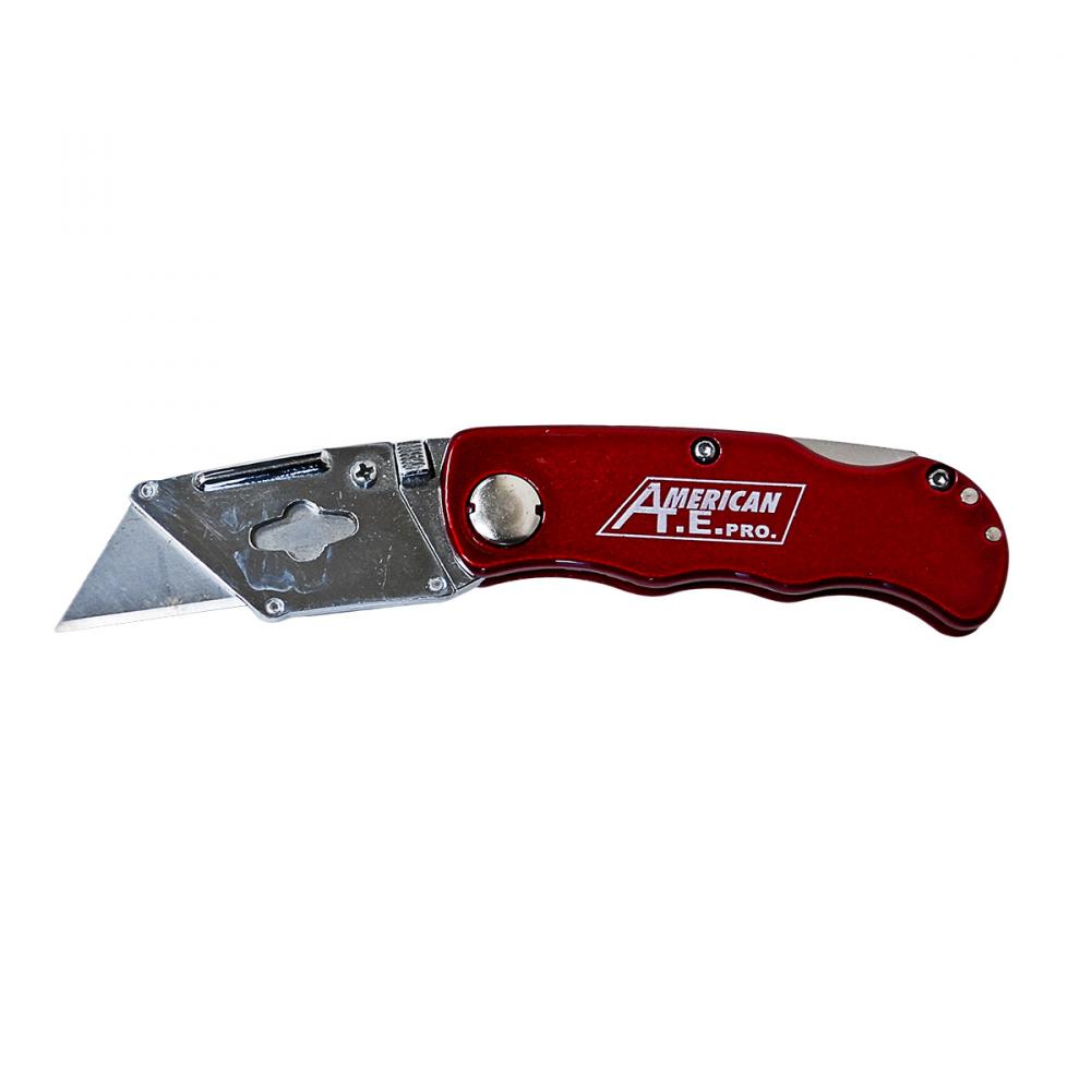 Utility Knife Metal Folding with Belt Clip<span class=' ItemWarning' style='display:block;'>Item is usually in stock, but we&#39;ll be in touch if there&#39;s a problem<br /></span>